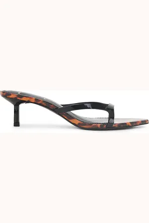 BLACK SUEDE STUDIO PANTOLETTE EMILIA 50 in . Size 38, 39, 40.