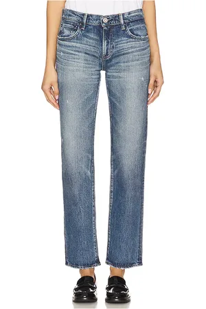 Moussy SLIM-HOSE MIT GERADEM BEIN MELROSE in . Size 27, 28, 29, 30, 31, 32.