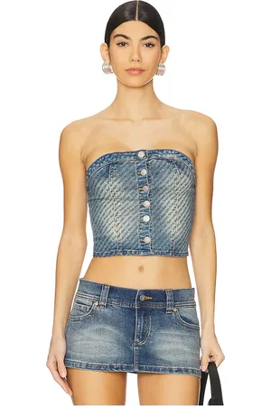 The Laundry Room CROPPED-BUSTIER COORS in . Size M, S, XL, XS.