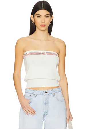 FAITHFULL THE BRAND TRÄGERLOSES TOP ARLETTE in . Size M, S, XL, XS.