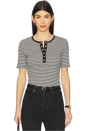 ANINE BING SHIRT ALESSIA in Black,White. Size M, S, XS.