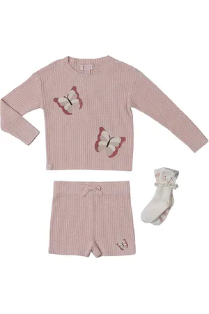Barefoot Dreams Toddler Butterfly Set in . Size 4/5T.