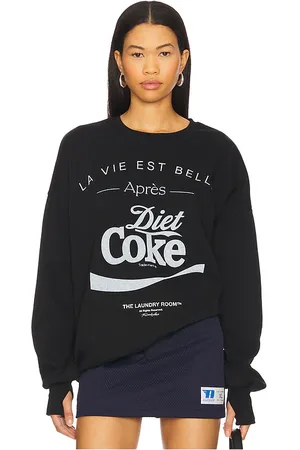 The Laundry Room SWEATSHIRT LIFE IS BEAUTIFUL AFTER DIET COKE in . Size M, XS.