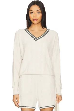 Barefoot Dreams PULLOVER & SWEATSHIRTS COZYCHIC LIGHT POINTELLE in . Size M, S, XL, XS.