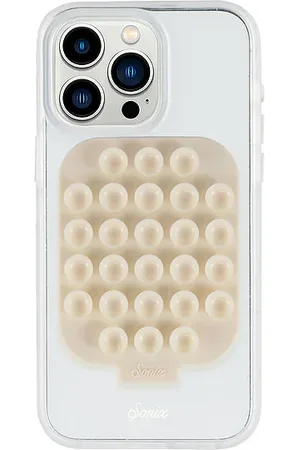 Sonix Sticky Suction Phone Mount in Linen in .