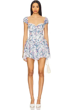 For Love & Lemons GEBLÜMTES MINIKLEID AUDREY in . Size M, S, XS.