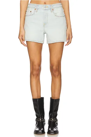 RE/DONE BOY SHORTS MID RISE in . Size 24, 25, 26, 27, 28, 29.