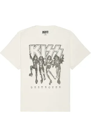 Philcos WEITES T-SHIRT KISS DESTROYER in . Size M, S, XL/1X.