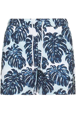 Original Penguin 5 All Over Print Monstera Swim Trunk in . Size M, S, XL/1X.