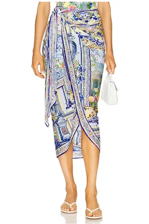 Camilla Long Eyelet Sarong in . Size S/M.