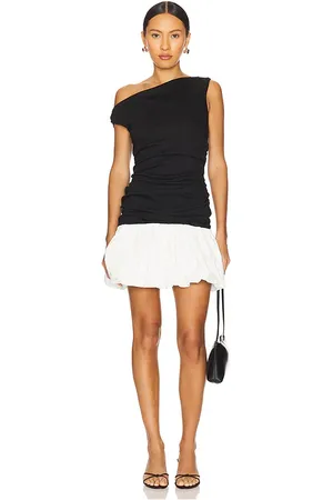 LINE & DOT MINIKLEID WESLEY in Black,White. Size M, S, XS.
