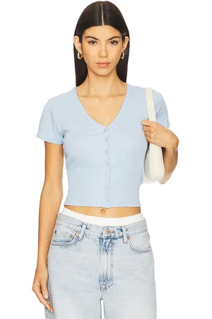 Goldie Estelle Pointelle Short Sleeve Cardigan in . Size S, XL, XS.