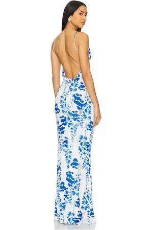 Katie May ABENDKLEID BETH in Blue,White. Size M, S, XL.
