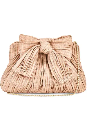 Loeffler Randall Rayne Pleated Bow Clutch in .