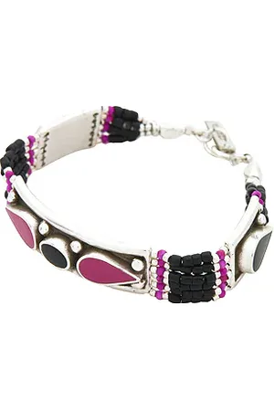 Isabel Marant ARMREIF in Metallic Silver,Purple.