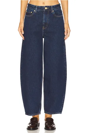 Ganni JEANS IN HUFEISEN-FORM RIGID STARY in . Size 25, 26, 27, 28, 29, 30.