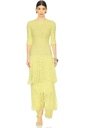 Alejandra Alonso Rojas Crochet Dress With Fringe in . Size M, S, XS.