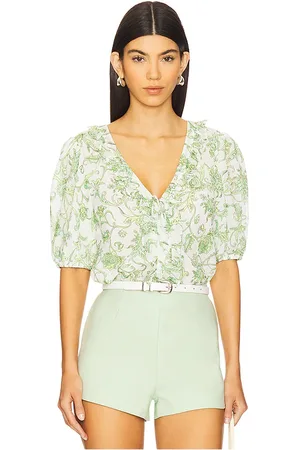 Cinq A Sept Ivy Paisley Seraphina Top in . Size M, S.