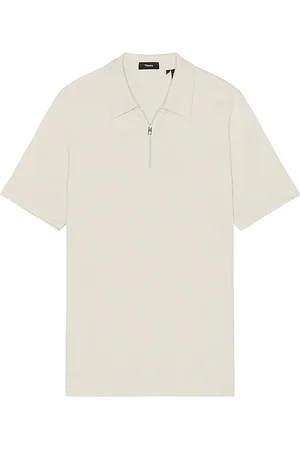 THEORY Ryder Quarter Zip Polo in . Size M, S, XL/1X, XXL/2X.