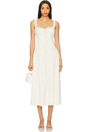 For Love & Lemons MIDI-KLEID BABY DAISY in . Size M, S, XS.