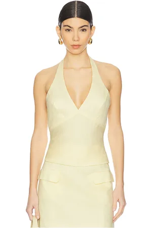 Bardot Paola Halter Linen Top in . Size 12, 6, 8.