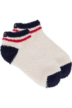 Barefoot Dreams CozyChic Striped Tennis Socks in . Size .