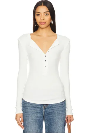 Free People HENLEY-SHIRT JAMIE in . Size M, S, XL, XS.