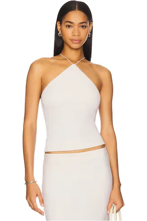 ENZA COSTA Silk Knit Halter Tank Top in . Size M, S, XS.