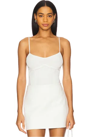 FLEUR DU MAL Knit Underbust Cami Bodysuit in . Size M, S, XS.