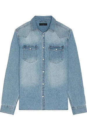 AllSaints LANGÄRMELIGES, GEKNÖPFTES HEMD MACGOWAN in . Size M, S, XL/1X.