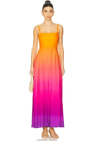 Beach Riot KLEID RIANNE in Orange,Pink. Size M, S, XL, XS.