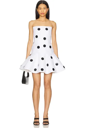 PRABAL GURUNG Strapless Flare Mini Dress in . Size 4, 6, 8.
