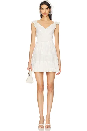 LOVESHACKFANCY KLEID PRESLINE in . Size M.