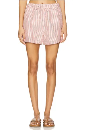 ONIA Air Linen Elastic Drawstring Short in . Size XL, XS.