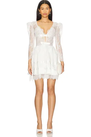 For Love & Lemons MINIKLEID AUS SPITZE ANNABELLE in . Size M, S, XL, XS.