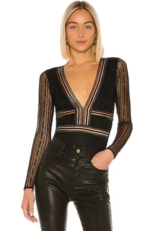 superdown BODY MIT TIEFEM V-AUSSCHNITT BRITNI in . Size L, S, XS, XXS.