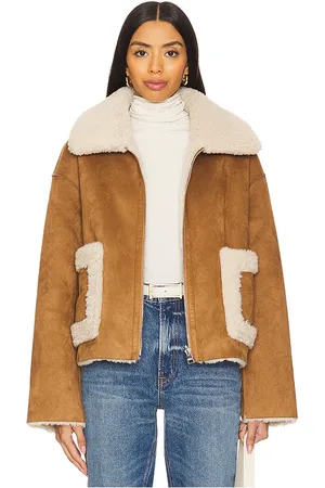 Jakke BOMBERJACKE MIT LAMMFELL VERA in . Size XS.