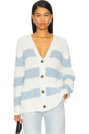 Line Mckay Cardigan in White,Baby Blue. Size M, S, XS.