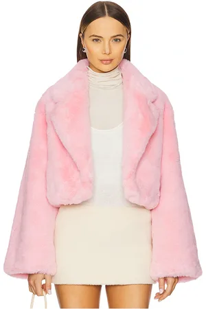 Adrienne Landau JACKE FAUX FOX in . Size S.