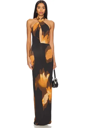 AFRM MAXIKLEID MIT WICKELEFFEKT VORN GENIE in . Size XL.