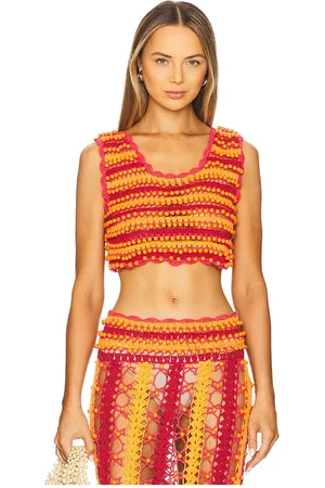 CeliaB OBERTEIL in Orange,Red. Size L, S, XS.