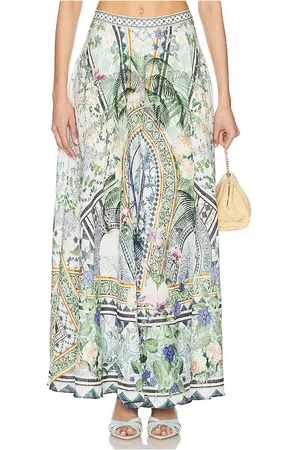 Camilla MAXIROCK in Green,Ivory. Size S, XS.