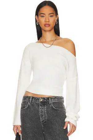Lovers And Friends Alayah Off Shoulder Sweater in . Size M, S.