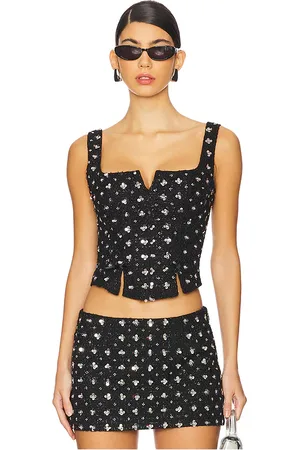 DANIELLE GUIZIO BIKINI-OBERTEIL MIT BUSTIER ARLO in . Size XL, XS.