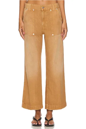 RE/DONE WEITE HOSE IN CROPPED-LÄNGE BAKER in . Size 28.