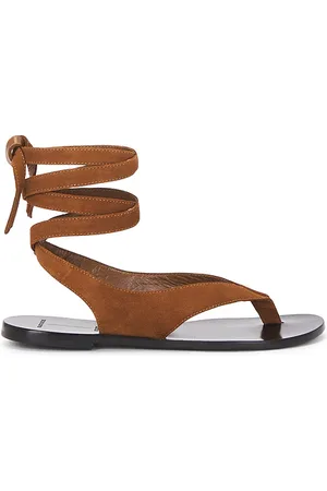 BLACK SUEDE STUDIO SANDALE TRES in . Size 37, 38, 39, 40.