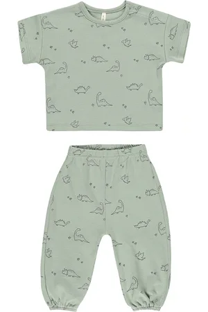Quincy Mae Kids Jersey Tee & Pant Set in . Size 2-3yr, 4-5yr.
