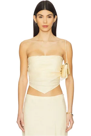 FAITHFULL THE BRAND TRÄGERLOSES TOP ANTIBES in . Size XL, XS.