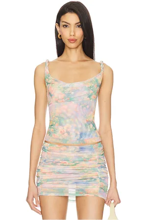 AFRM TANK-TOP ASHER in Green,Blush. Size 2X, L, XL, XXL.