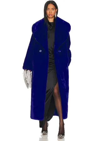 Adrienne Landau MANTEL FAUX FUR in . Size S.